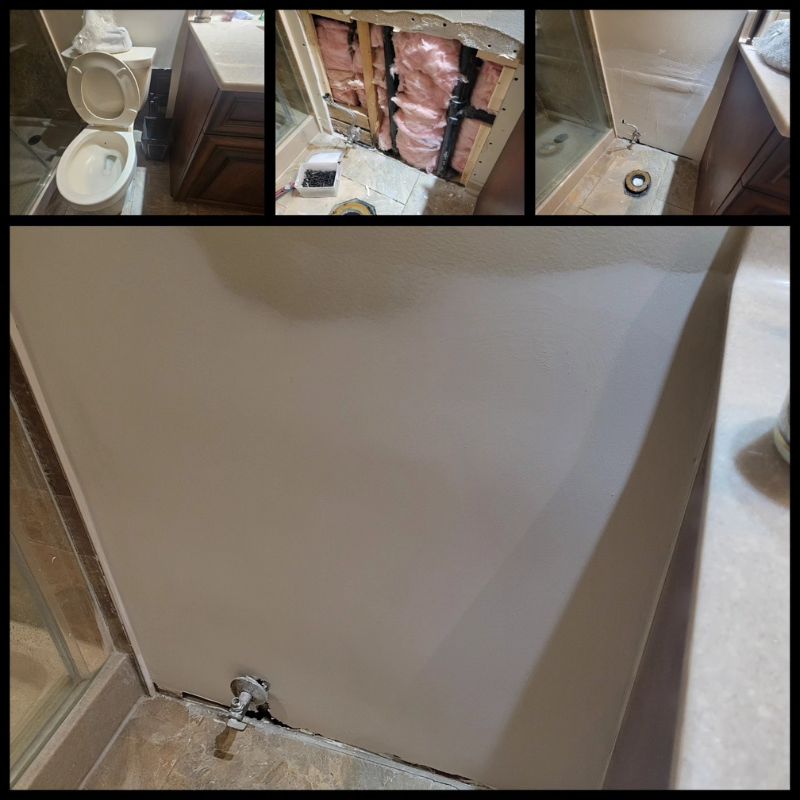 Emergency wall repair and plumbing restoration in Oakville by professional handyman contractors.