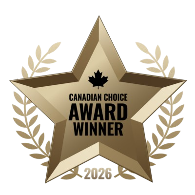 Bespoke Handyman 2026 Canadian Choice Award Finalist badge for professional handyman services in Oakville.