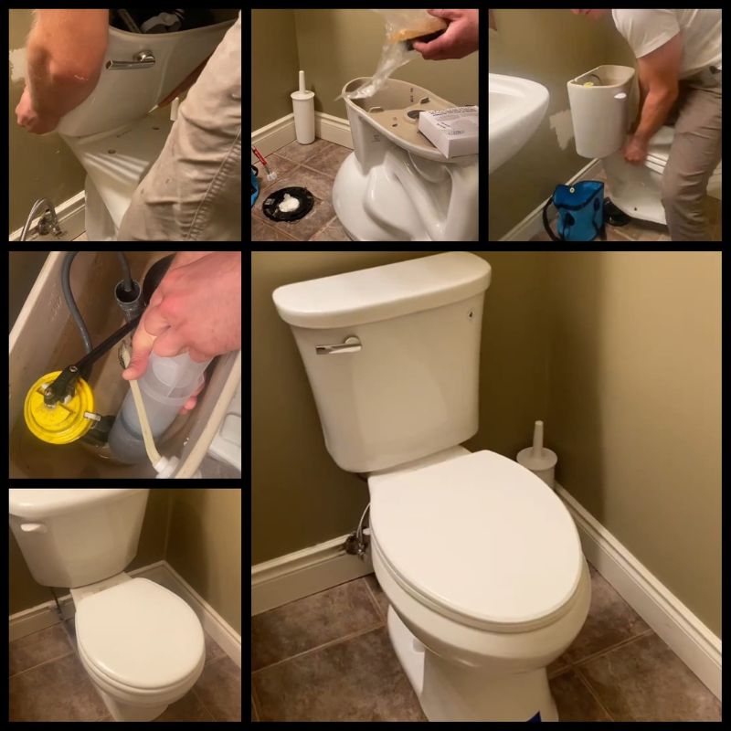 Professional toilet replacement and installation service by an expert contractor in Oakville.